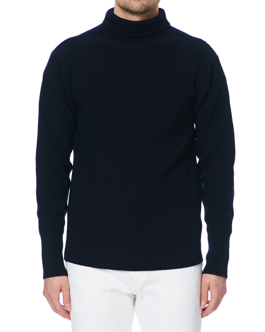 Herr | Tröjor | Andersen-Andersen | Sailor Turtleneck Navy Blue