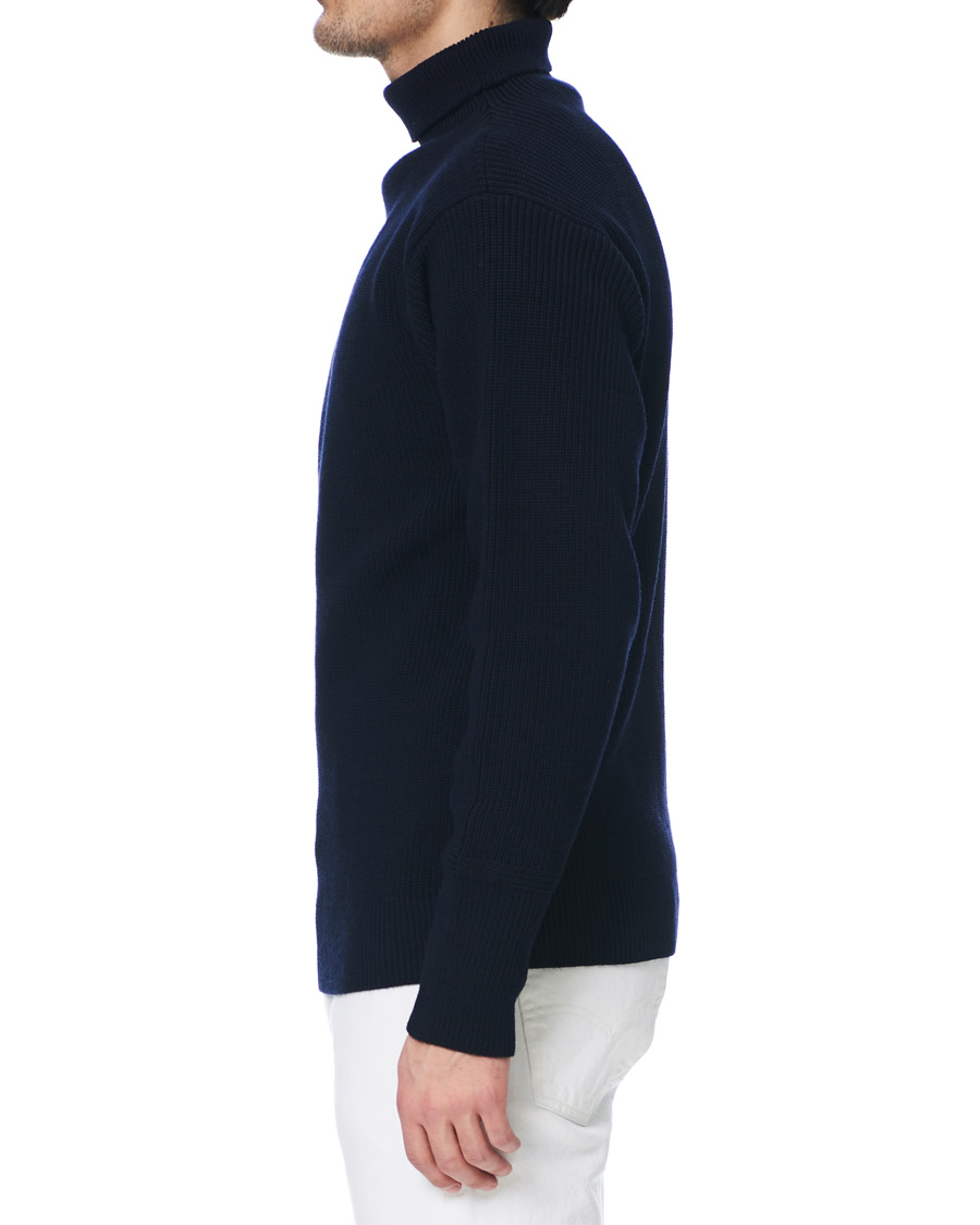Herr | Tröjor | Andersen-Andersen | Sailor Turtleneck Navy Blue