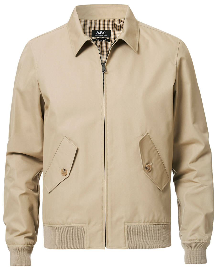 Herr | Jackor | A.P.C. | Gaspard Blouson Jacket Beige