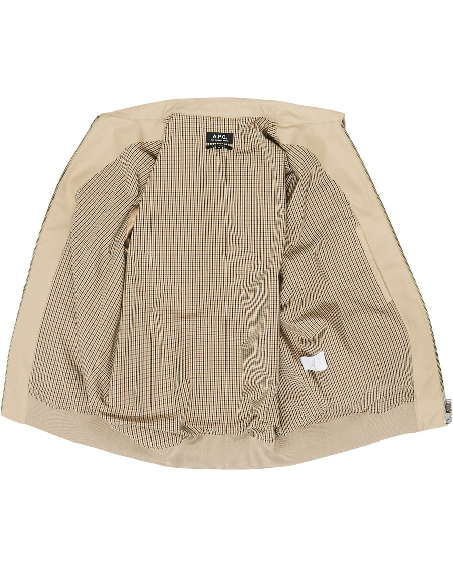 Herr | Jackor | A.P.C. | Gaspard Blouson Jacket Beige