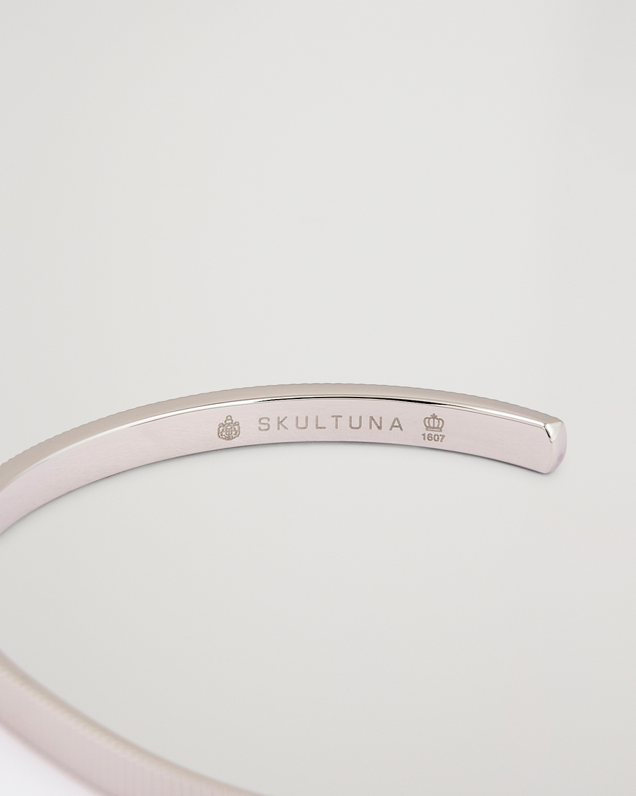 Herr | Armband | Skultuna | Ribbed Cuff Polished Steel
