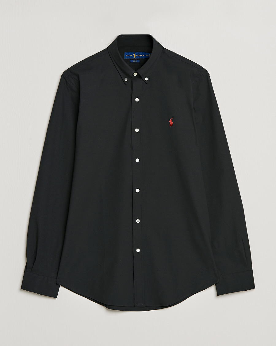 Herr | Skjortor | Polo Ralph Lauren | Slim Fit Shirt Poplin Polo Black