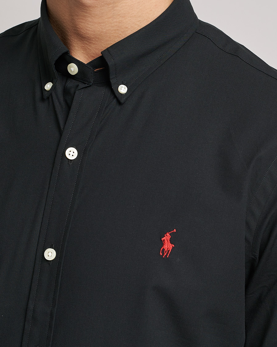 Herr | Skjortor | Polo Ralph Lauren | Slim Fit Shirt Poplin Polo Black