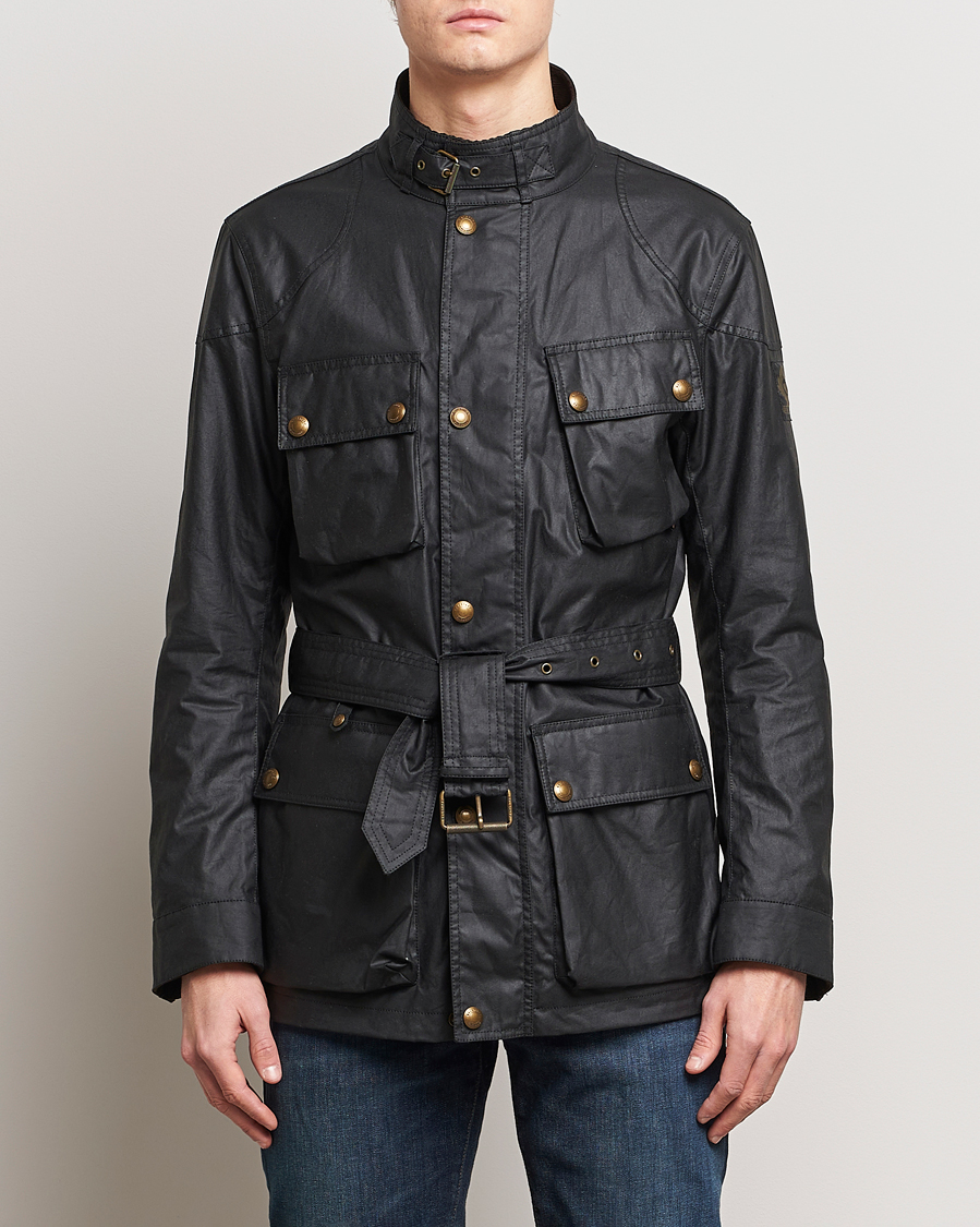 Herr | Jackor | Belstaff | Trialmaster Waxed Jacket Black