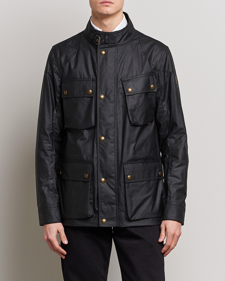 Herr | Best of British | Belstaff | Fieldmaster Waxed Jacket Black