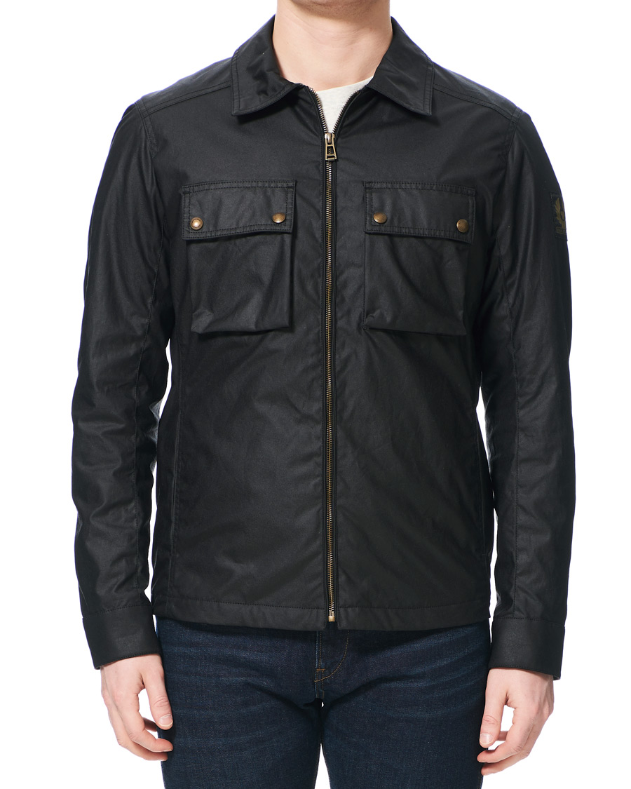 Herr | Jackor | Belstaff | Dunstall Waxed Jacket Black