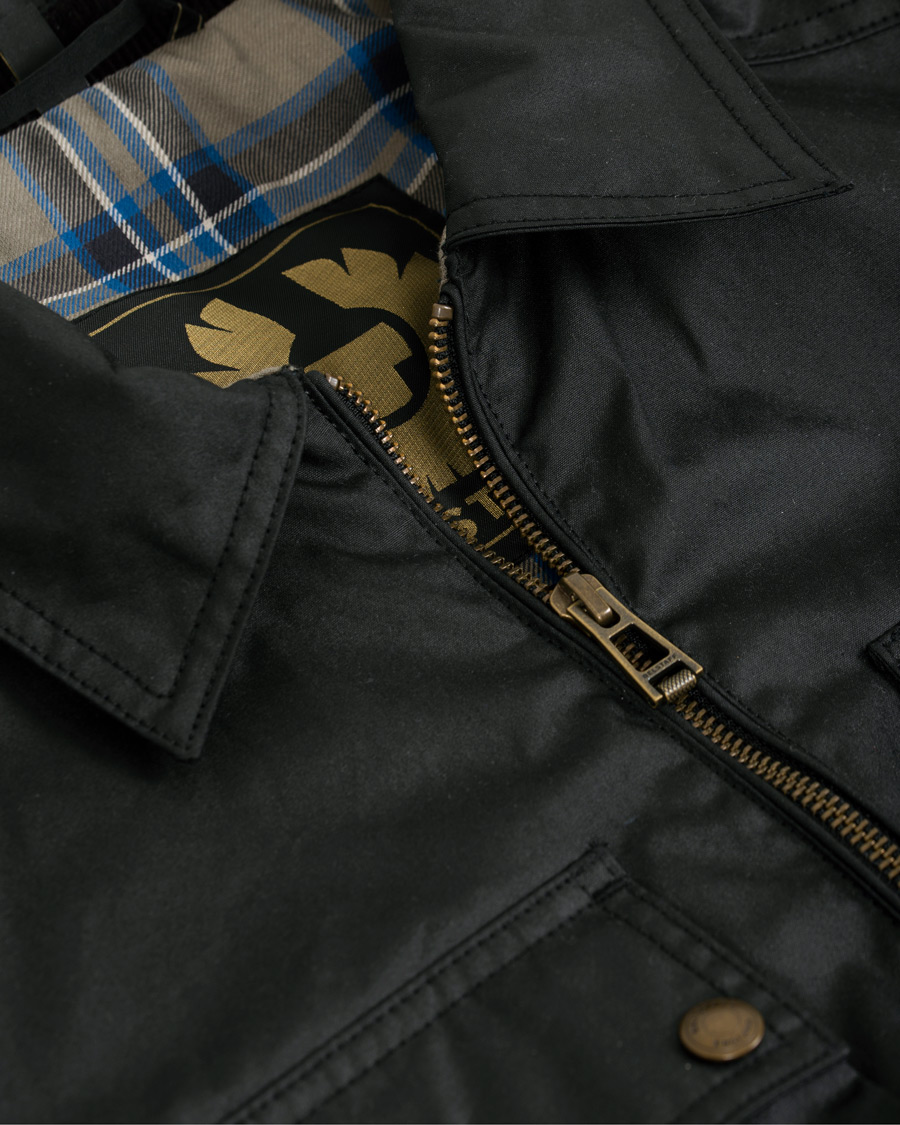 Herr | Jackor | Belstaff | Dunstall Waxed Jacket Black