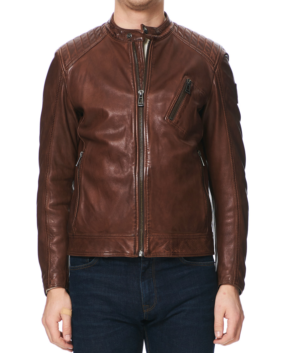 Herr | Jackor | Belstaff | V Racer 2.0 Leather Jacket Light Brown