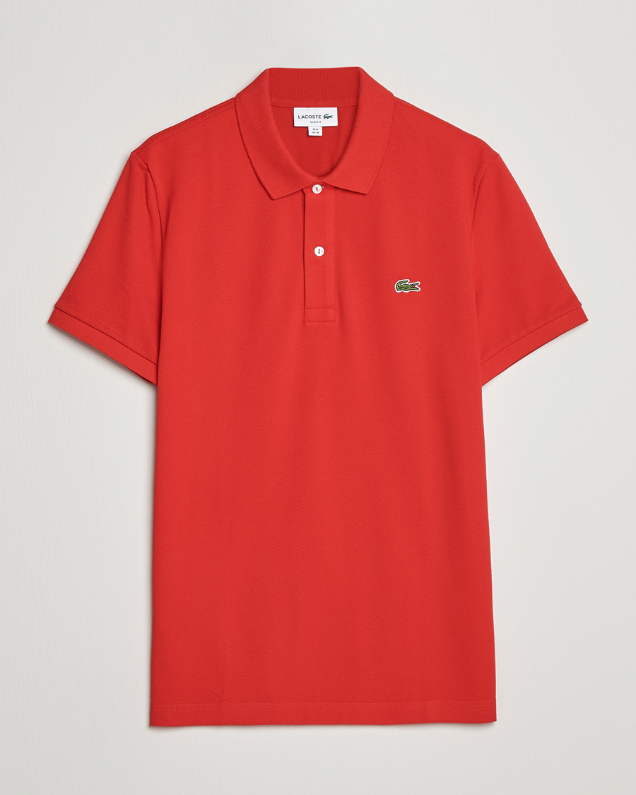 Herr | Pikéer | Lacoste | Slim Fit Polo Piké Red