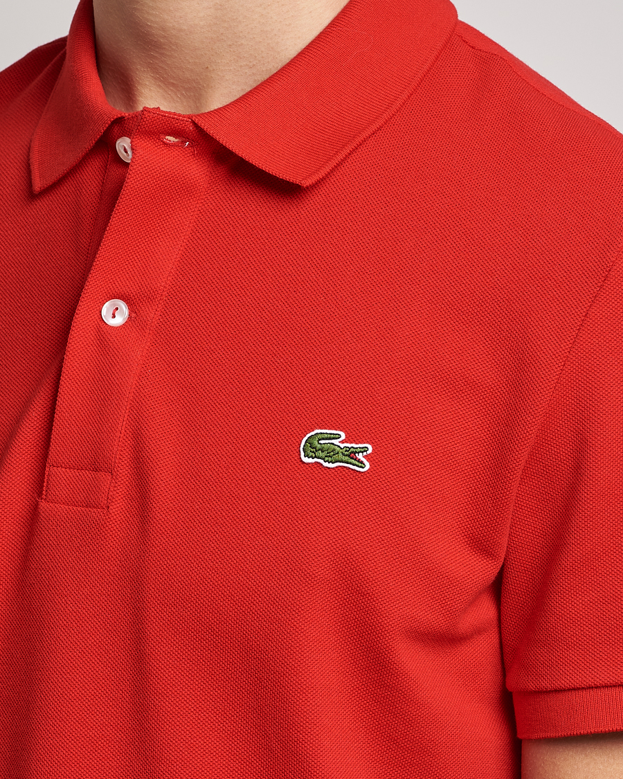 Herr | Pikéer | Lacoste | Slim Fit Polo Piké Red