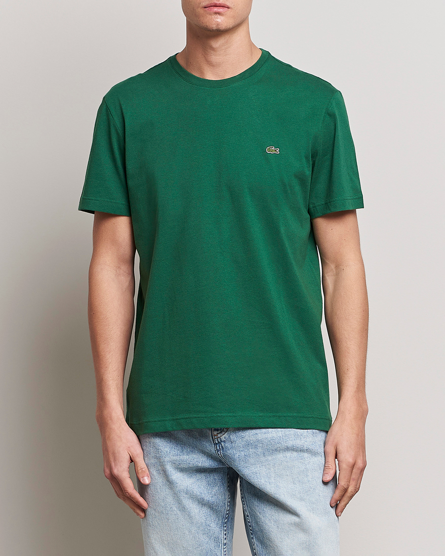 Herr | T-Shirts | Lacoste | Crew Neck T-Shirt Green