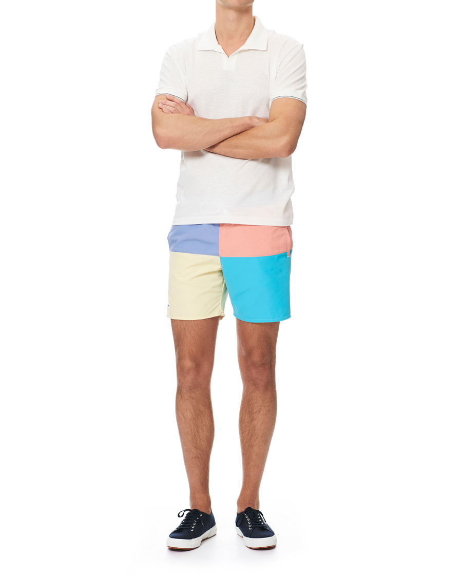 Herr | Badbyxor | Lacoste | Block Bathingtrunks Clusi/Elfe/Cicer