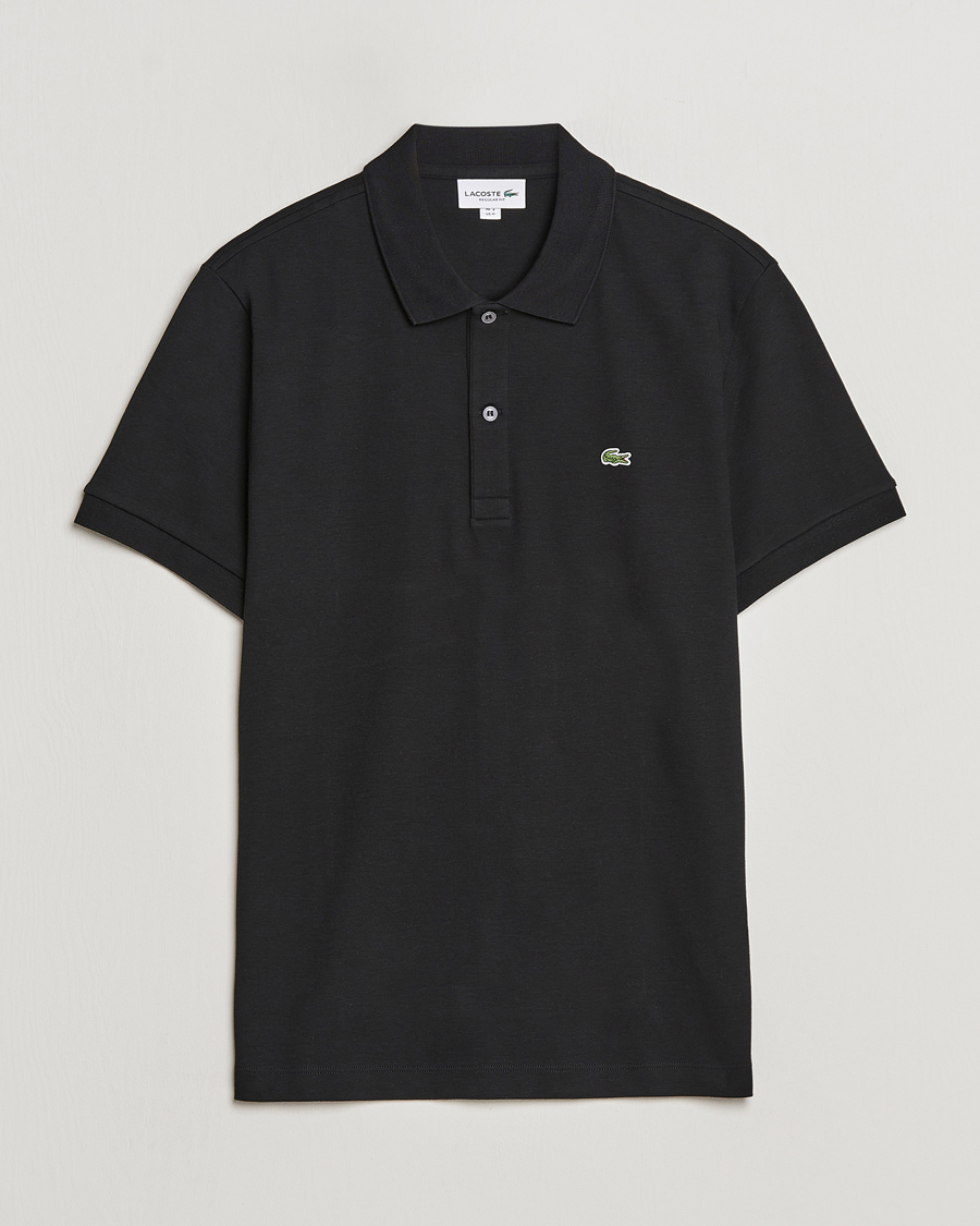 Herr | Pikéer | Lacoste | Pima Interlock Piké Black