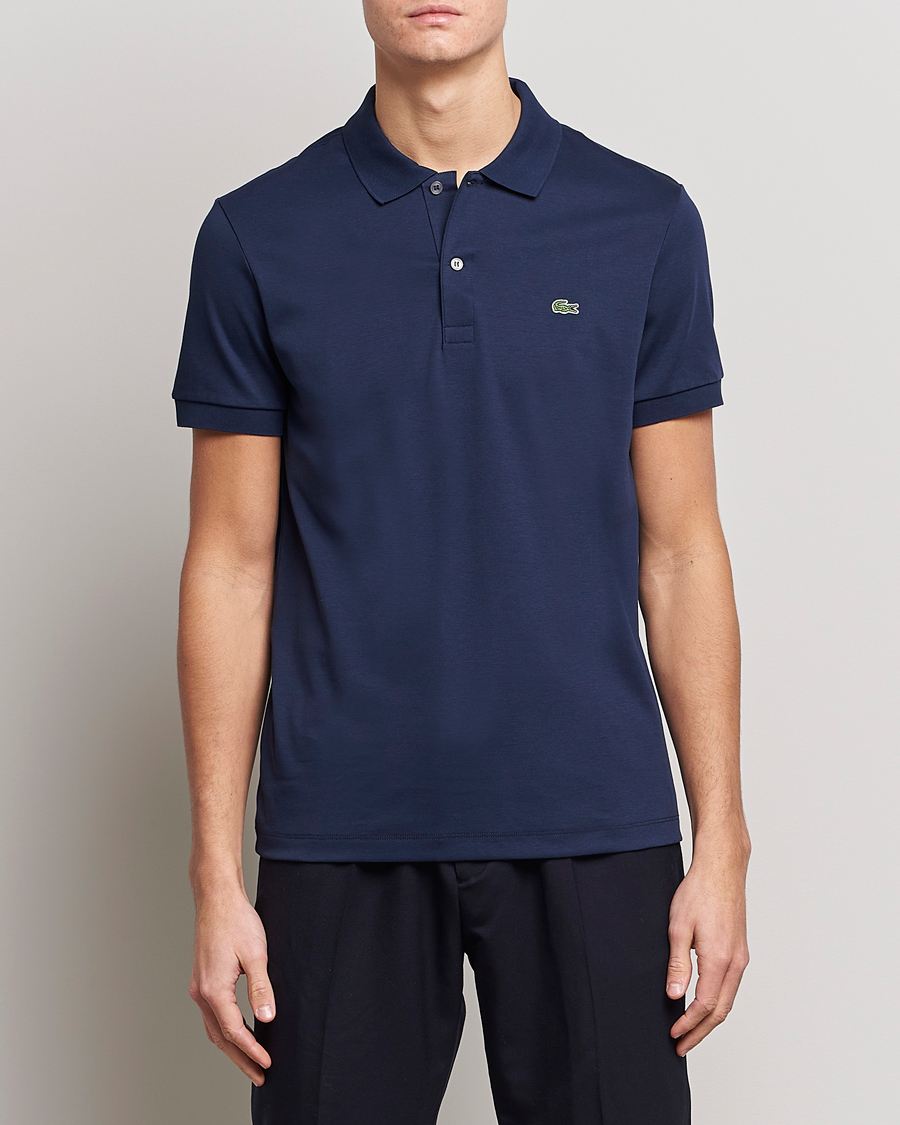 Herr | Pikéer | Lacoste | Pima Interlock Piké Navy