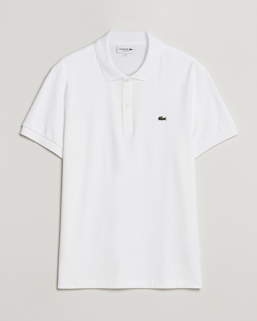 Herr | Pikéer | Lacoste | Pima Interlock Piké White
