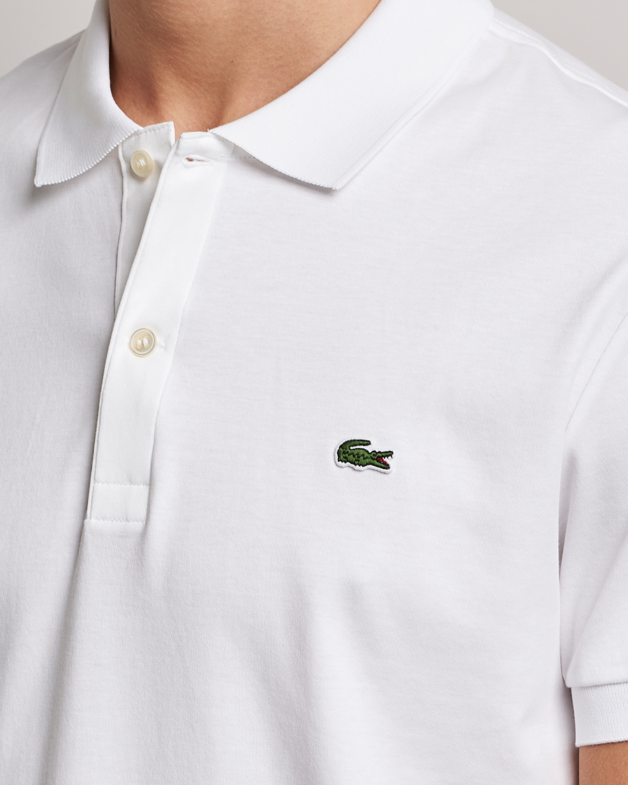 Herr | Pikéer | Lacoste | Pima Interlock Piké White
