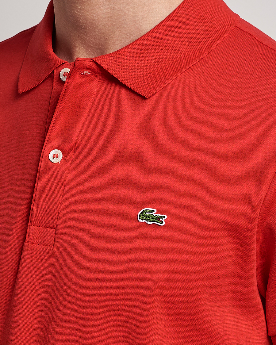 Herr | Pikéer | Lacoste | Pima Interlock Piké Red