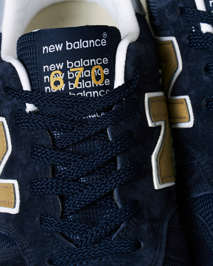 Herr | New Balance Made in England 670 Sneaker Navy | New Balance | Made in England 670 Sneaker Navy