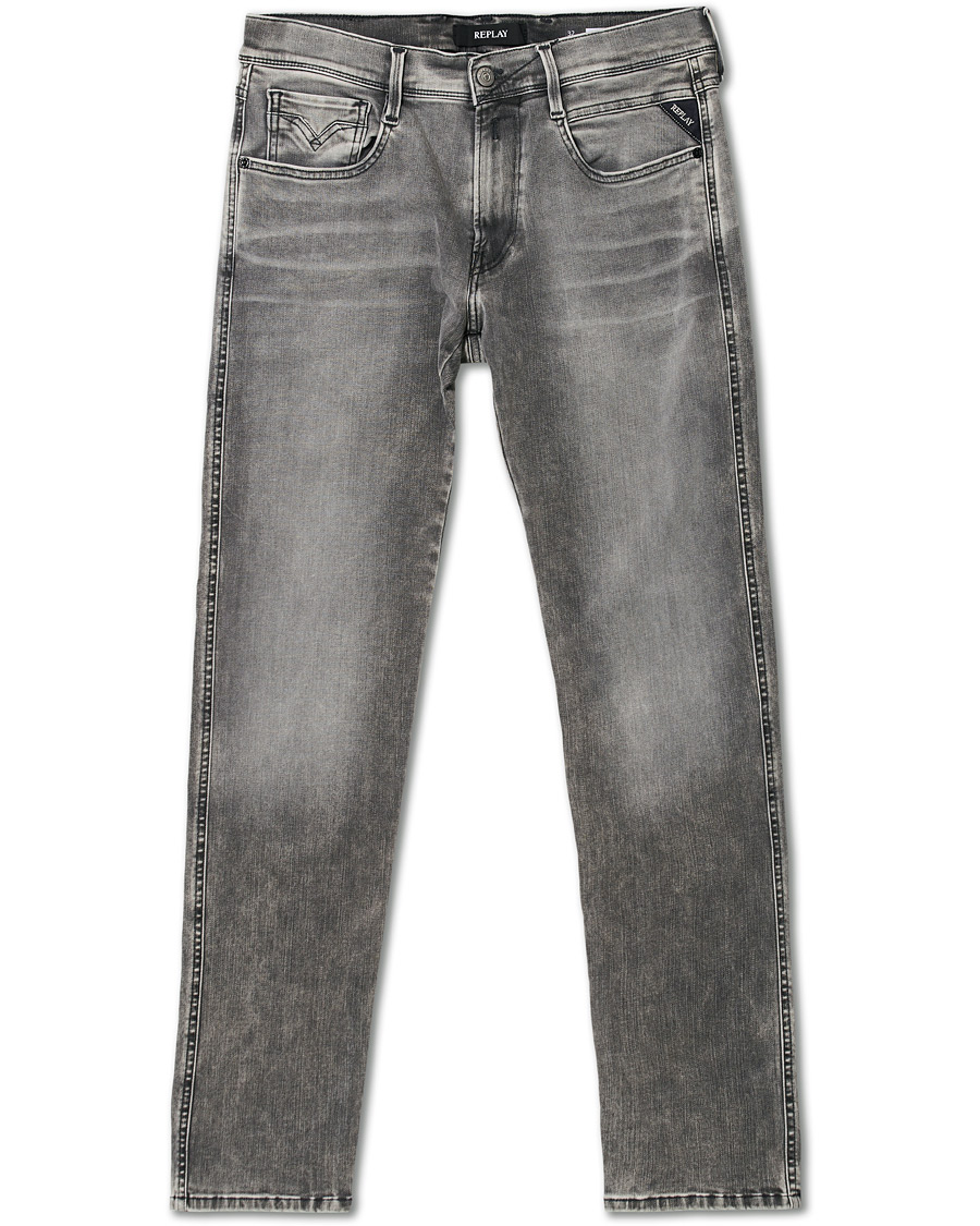 Replay Anbass Hyperflex Jeans Washed Grey Herr Care of Carl