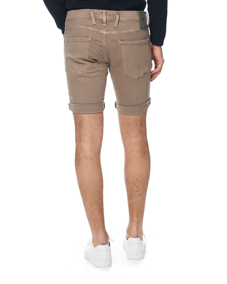 Herr | Shorts | Replay | Anbass Hyperflex Jeans Shorts Sand