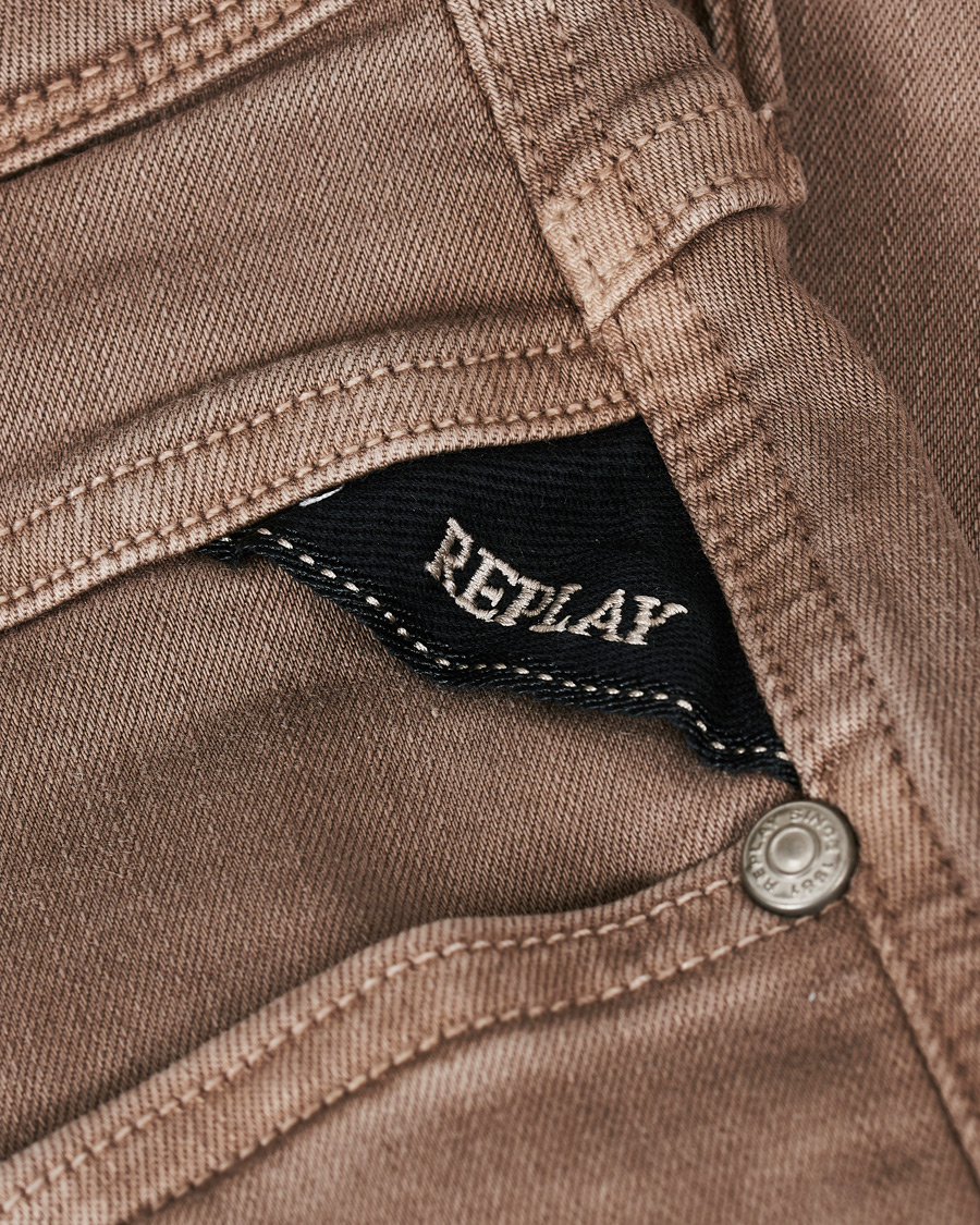 Herr | Shorts | Replay | Anbass Hyperflex Jeans Shorts Sand