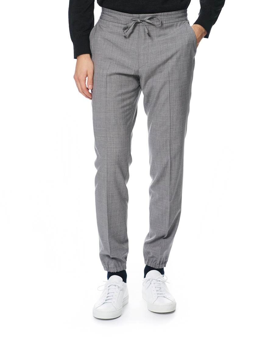 Herr | Kostymer | Z Zegna | Techmerino Washable Wool Suit Light Grey