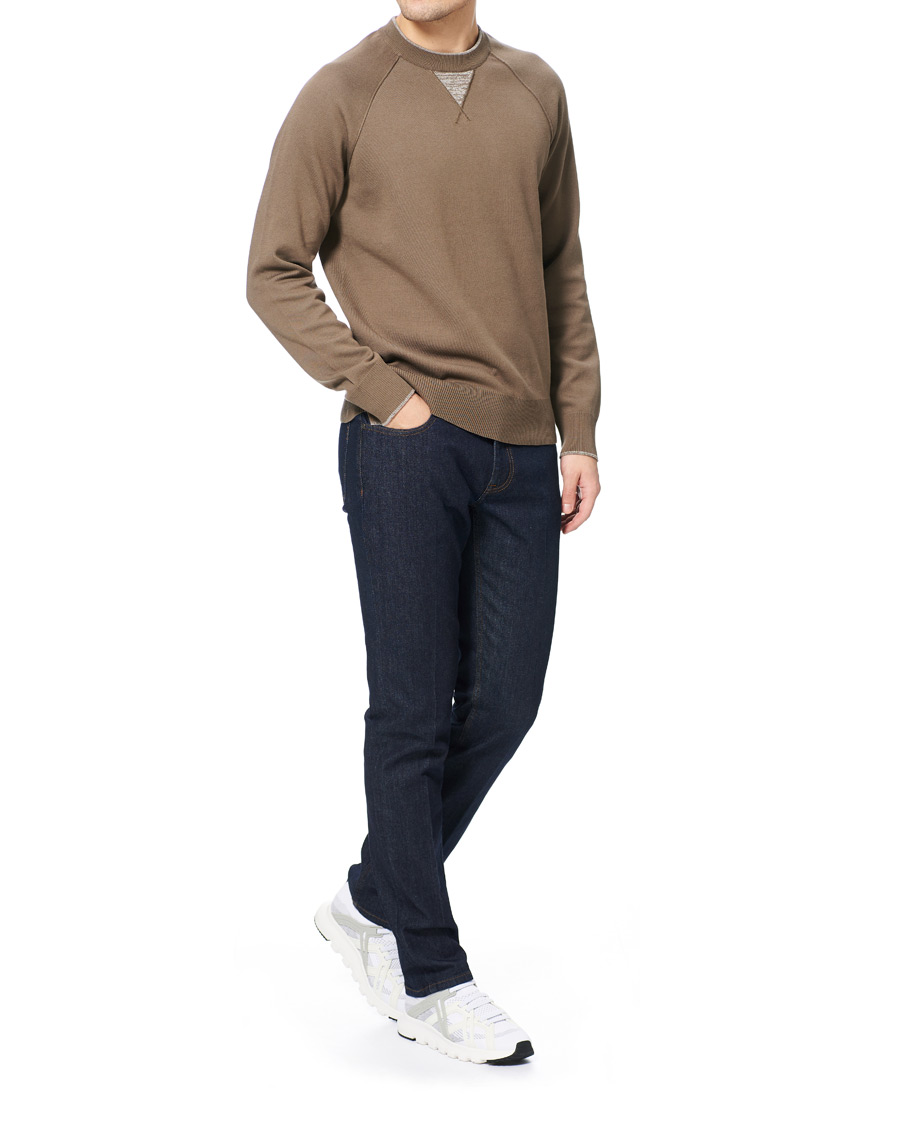 Herr | Z Zegna Techmerino Sock Sneaker White | Z Zegna | Techmerino Sock Sneaker White