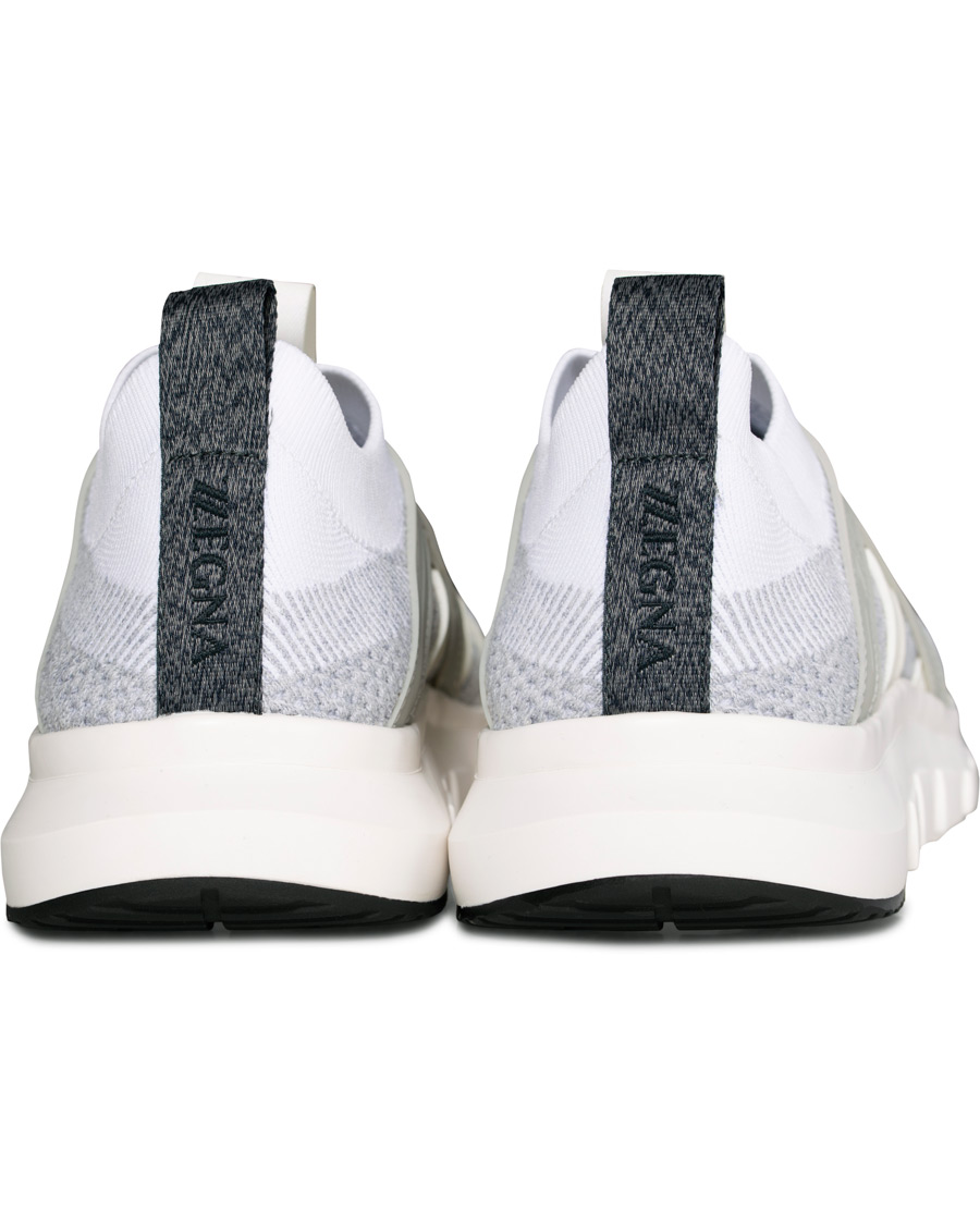 Herr | Z Zegna Techmerino Sock Sneaker White | Z Zegna | Techmerino Sock Sneaker White