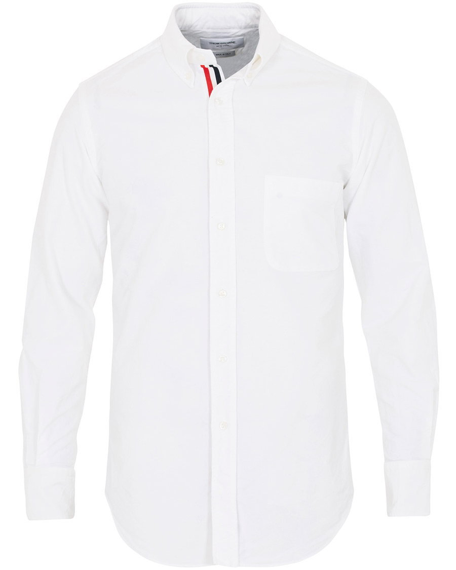 Herr | Skjortor | Thom Browne | Contrast Oxford Button Down Shirt White