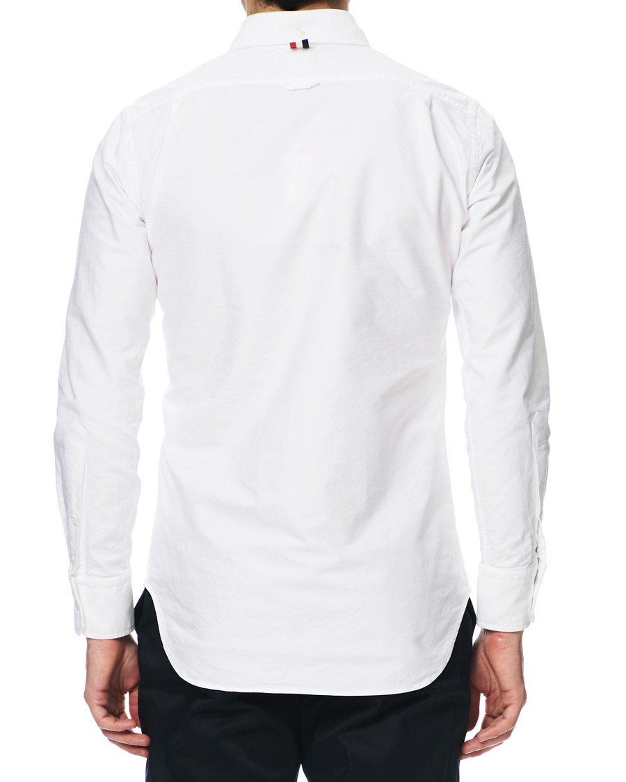 Herr | Skjortor | Thom Browne | Contrast Oxford Button Down Shirt White