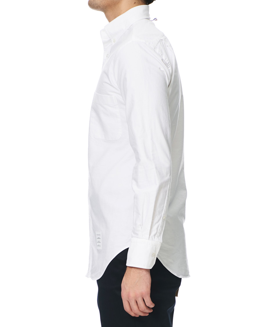 Herr | Skjortor | Thom Browne | Contrast Oxford Button Down Shirt White