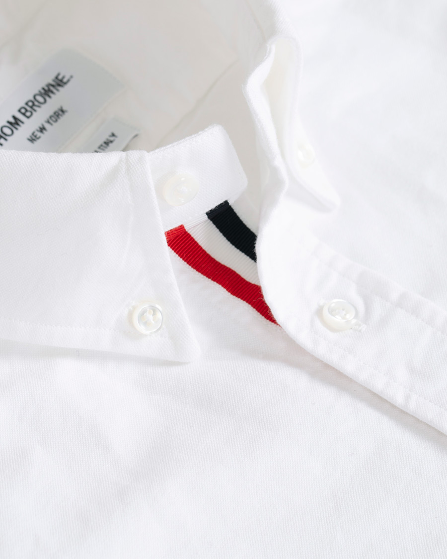 Herr | Skjortor | Thom Browne | Contrast Oxford Button Down Shirt White