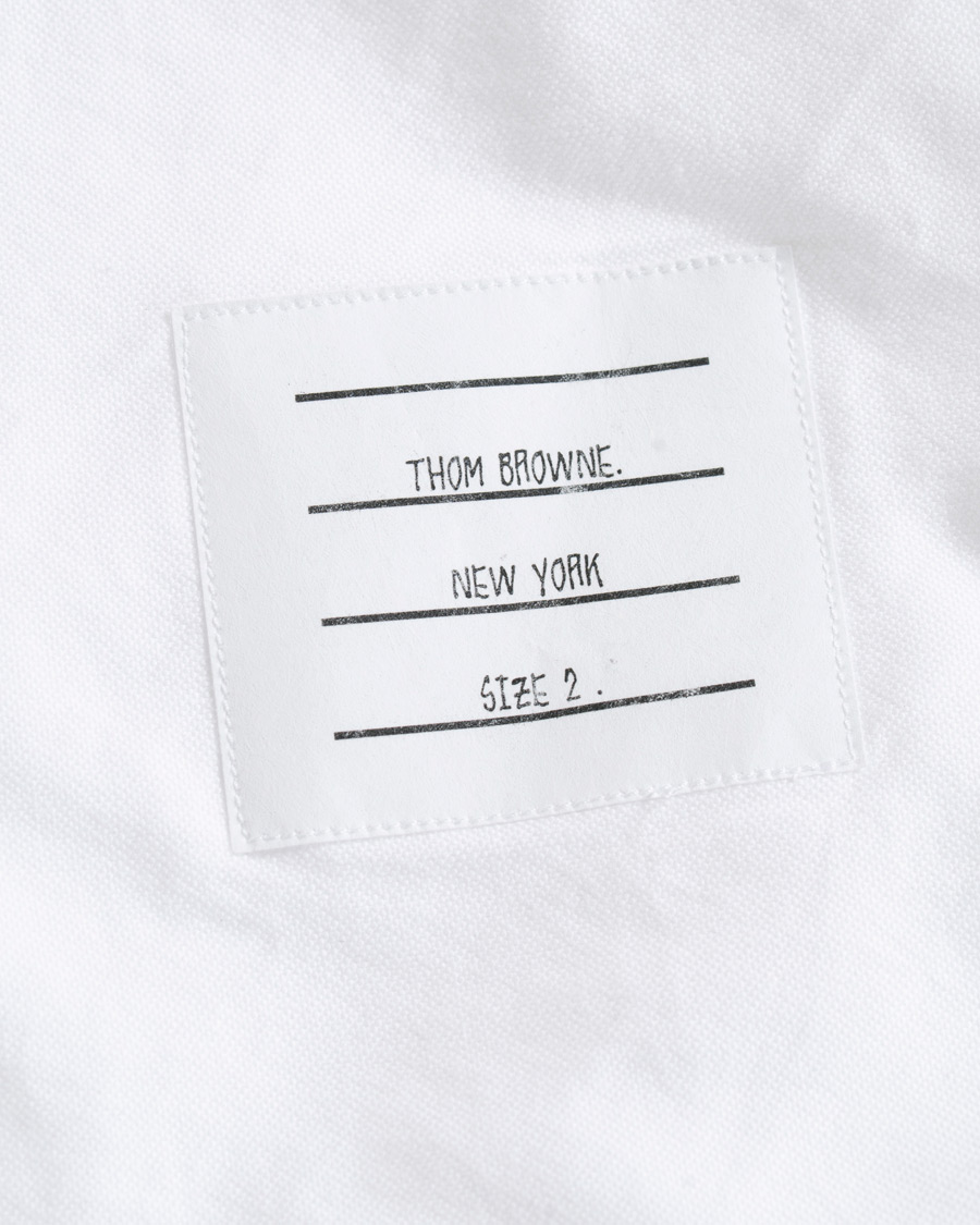Herr | Skjortor | Thom Browne | Contrast Oxford Button Down Shirt White