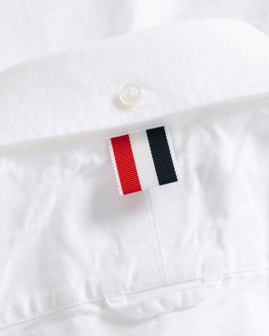Herr | Skjortor | Thom Browne | Contrast Oxford Button Down Shirt White