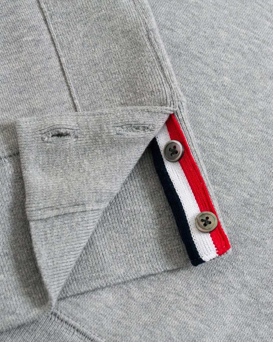 Herr | Tröjor | Thom Browne | 4 Bar Loopback Sweatshirt Light Grey