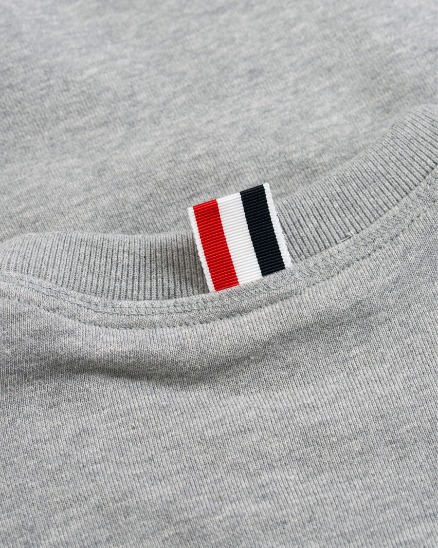 Herr | Tröjor | Thom Browne | 4 Bar Loopback Sweatshirt Light Grey