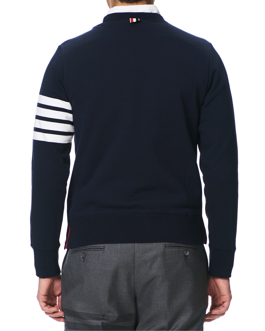 Herr | Tröjor | Thom Browne | 4 Bar Classic Sweatshirt Navy