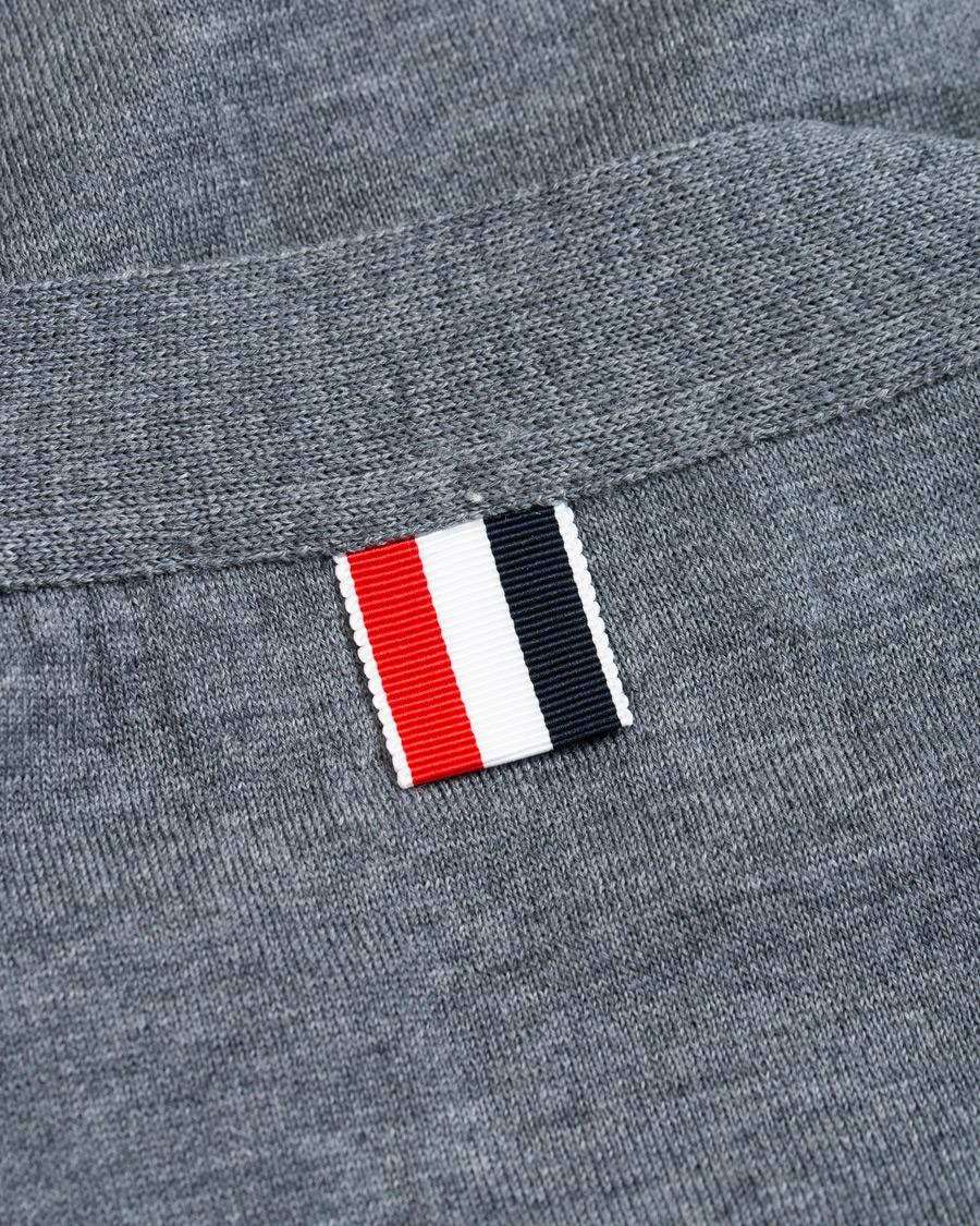 Herr | Tröjor | Thom Browne | Merino Wool Cardigan Heather Grey