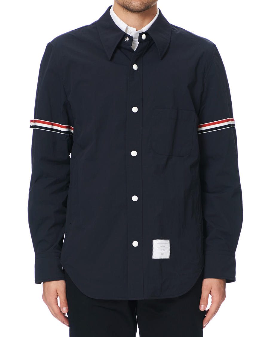 Herr | Jackor | Thom Browne | Armband Shell Nylon Shirt Jacket Navy
