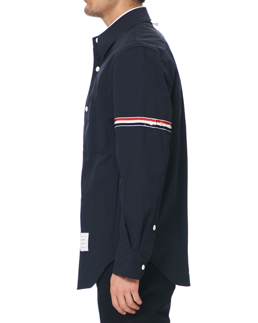 Herr | Jackor | Thom Browne | Armband Shell Nylon Shirt Jacket Navy