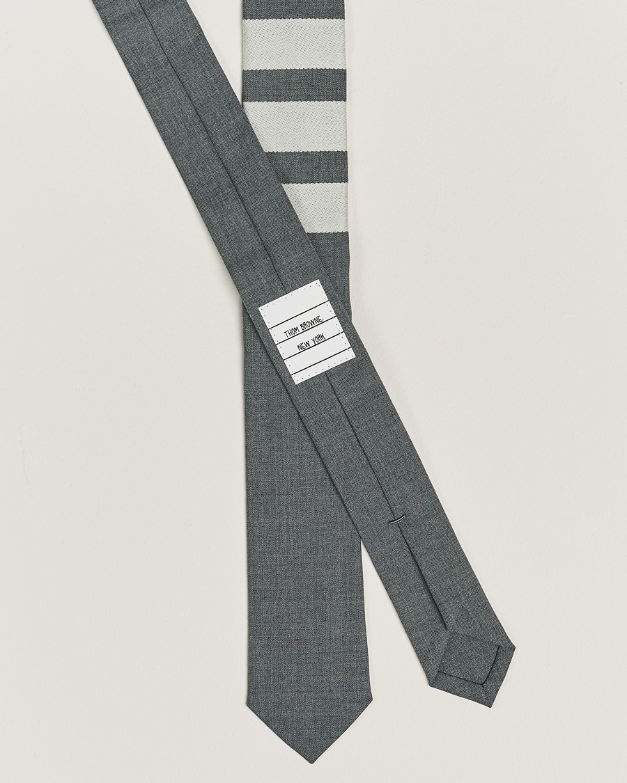 Herr |  | Thom Browne | 4 Bar Classic Tie Medium Grey