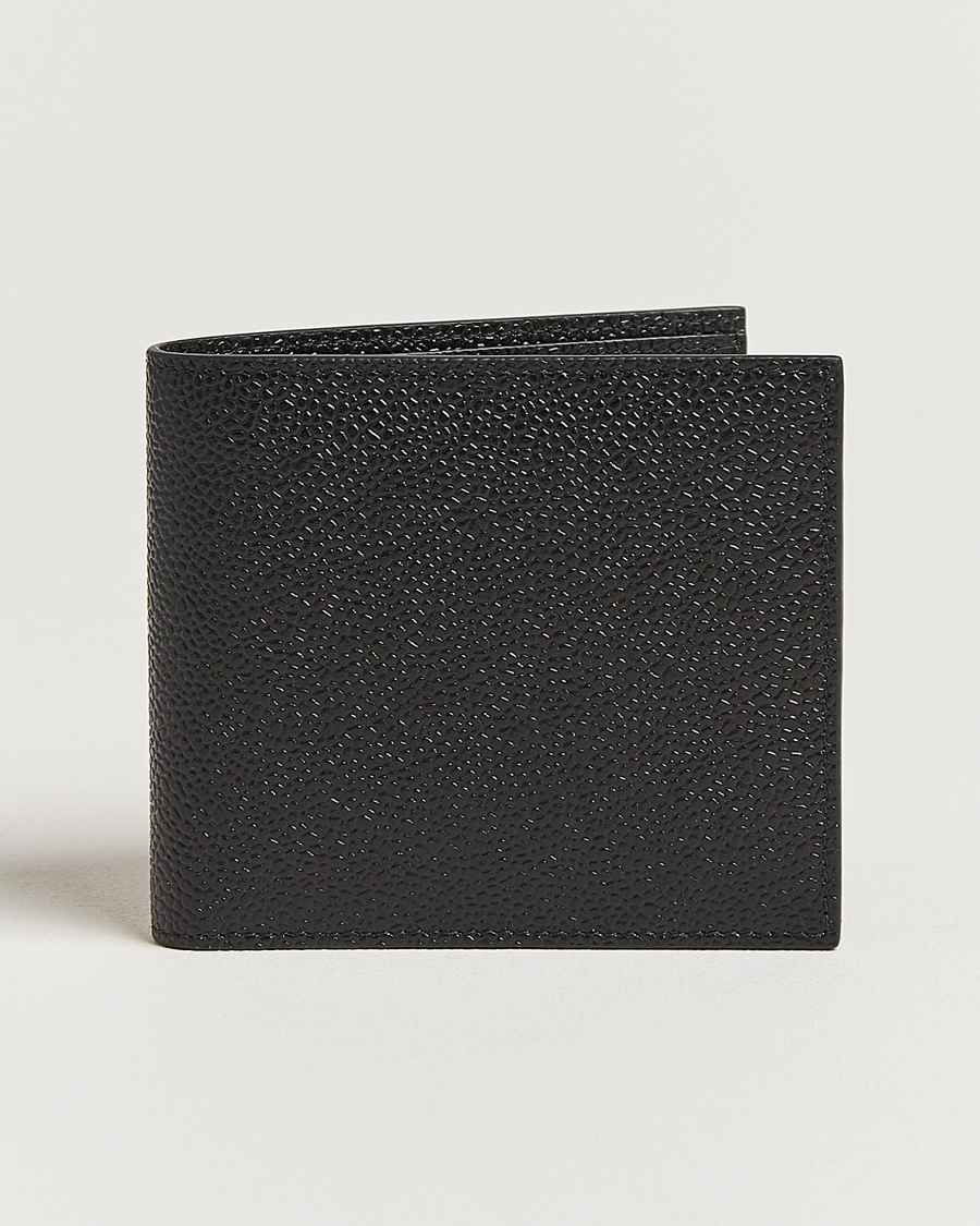 Herr | Thom Browne Pebble Grain Wallet Black | Thom Browne | Pebble Grain Wallet Black