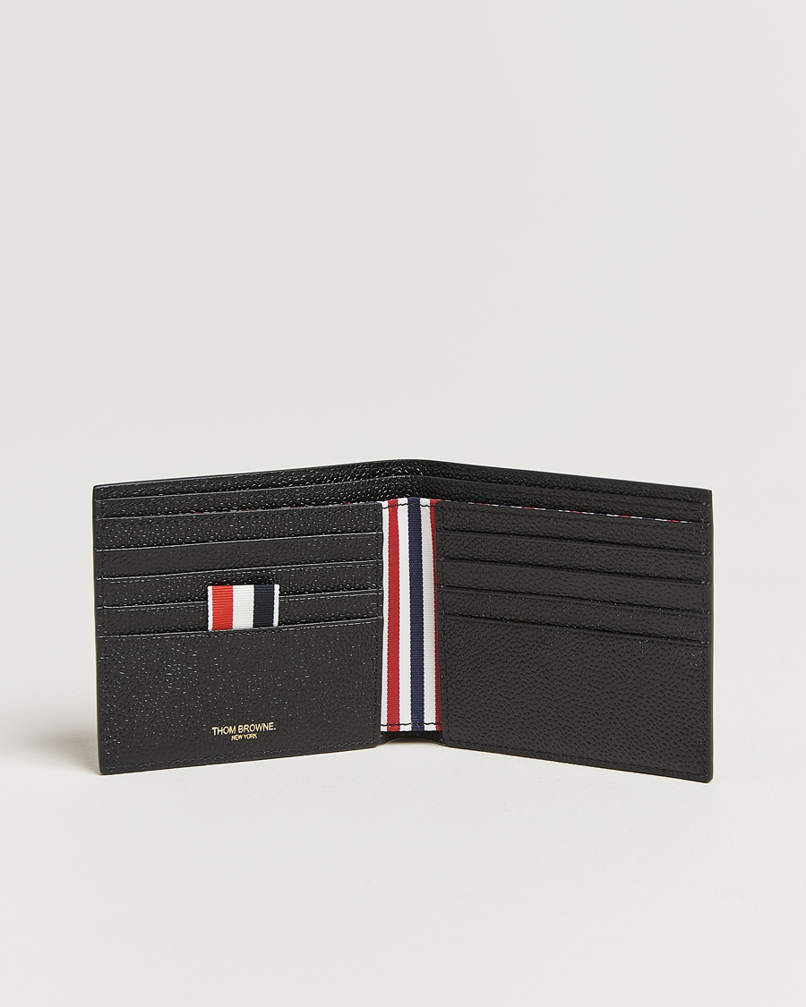 Herr | Thom Browne Pebble Grain Wallet Black | Thom Browne | Pebble Grain Wallet Black