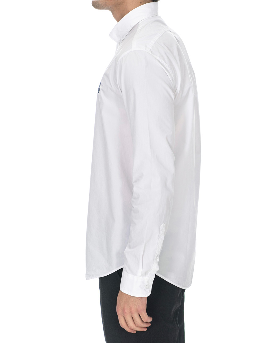 Herr | Skjortor | KENZO | Casual Fit Crest Shirt White