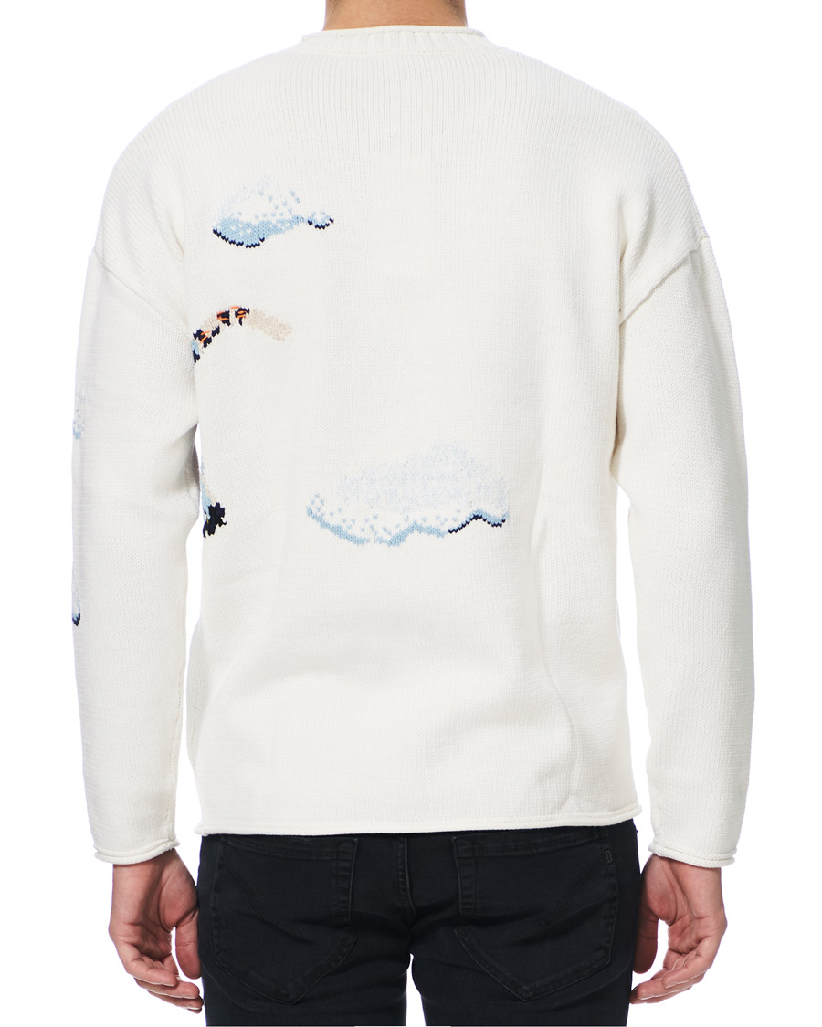 Herr | Tröjor | KENZO | Tiger Cloud Crew Neck Jumper Ecru