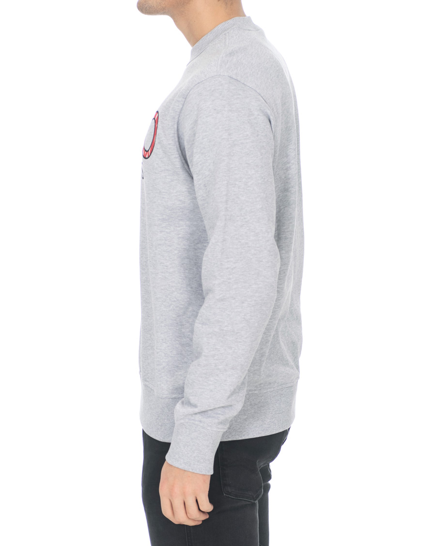 Herr | Tröjor | KENZO | Paris Crew Neck Sweatshirt Grey Melange