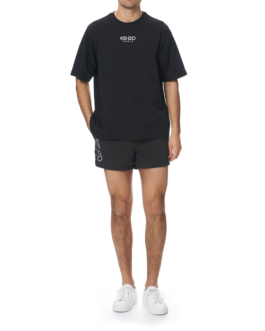 Herr | T-Shirts | KENZO | Oversized Paris Crew Neck Tee Black