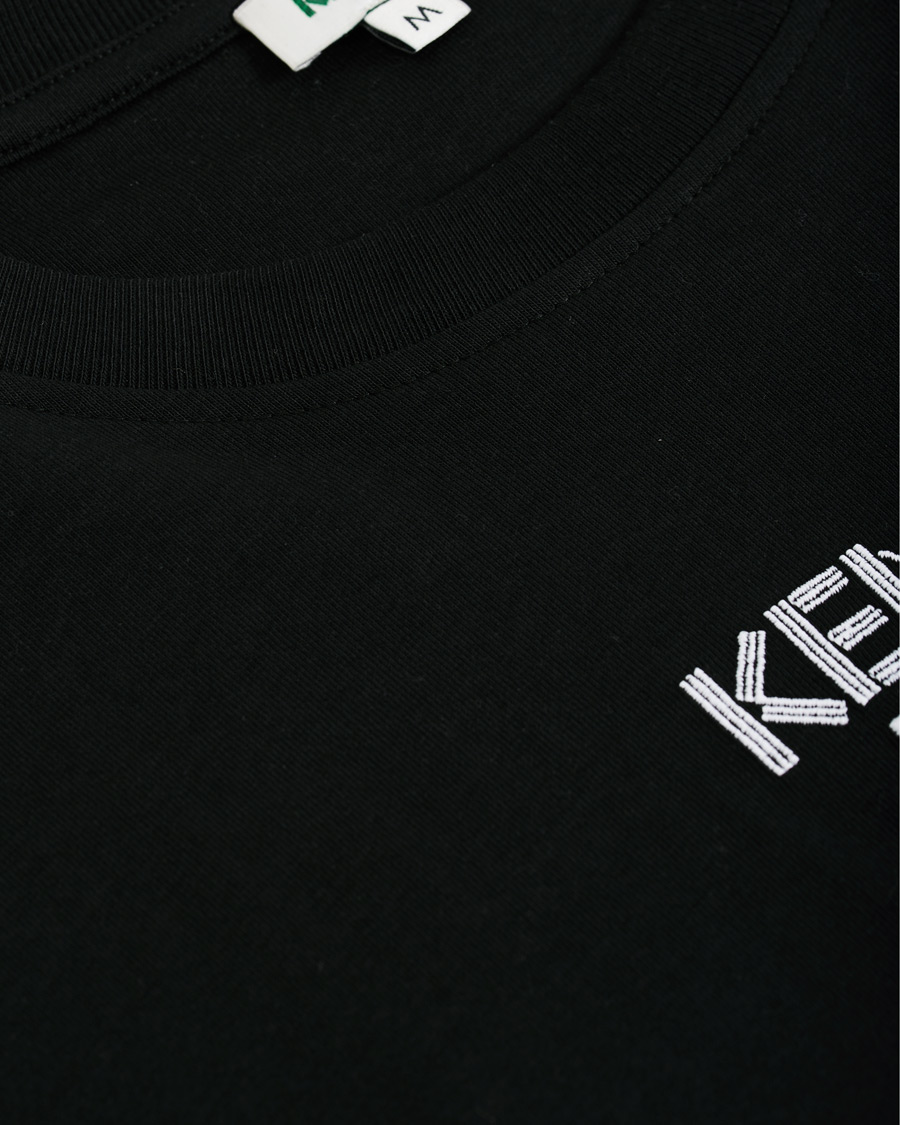 Herr | T-Shirts | KENZO | Oversized Paris Crew Neck Tee Black