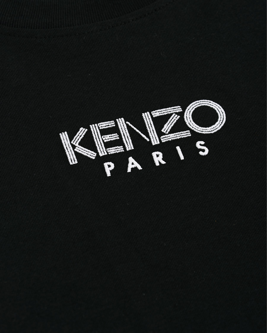 Herr | T-Shirts | KENZO | Oversized Paris Crew Neck Tee Black
