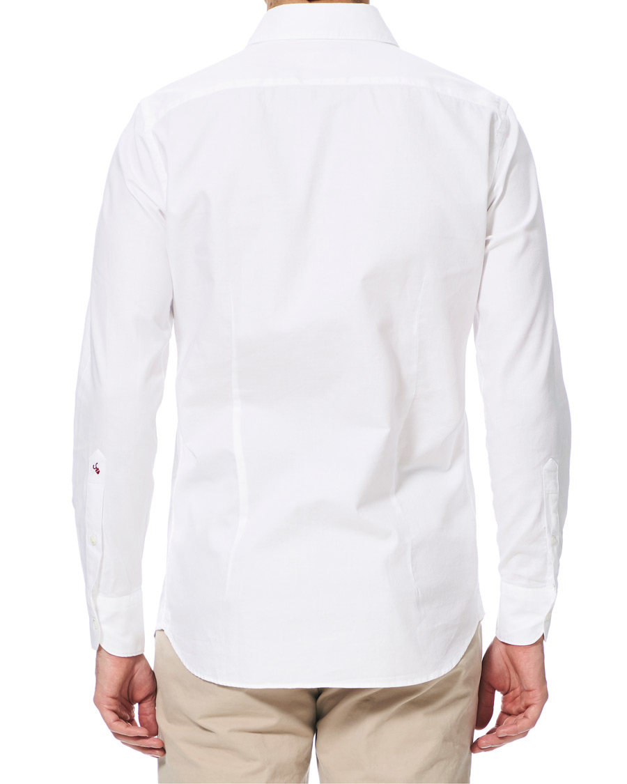 Herr | Skjortor | Glanshirt | Soft Giro Inglese Cotton Shirt White